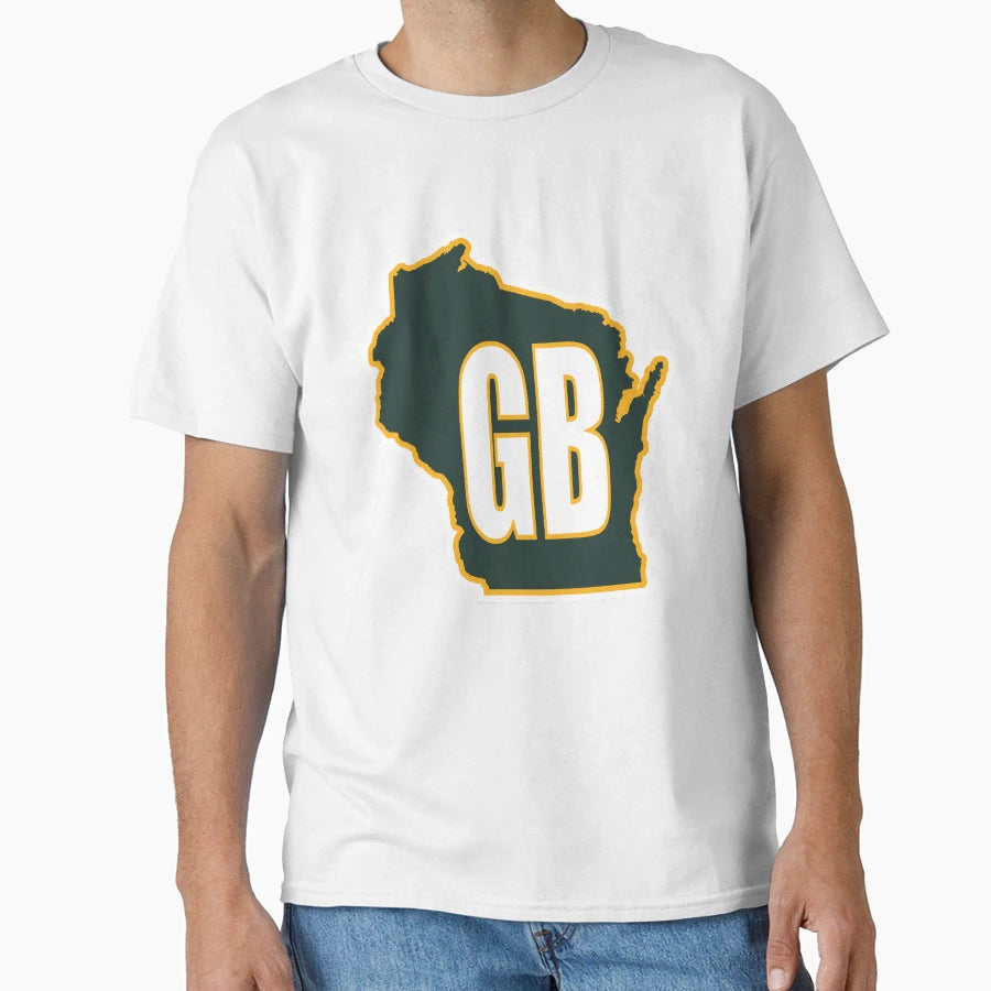 Wisconsin Map Gb T-Shirt - Novelty Apparel Men Women - T-Shirt, Sweatshirt, Hoodie