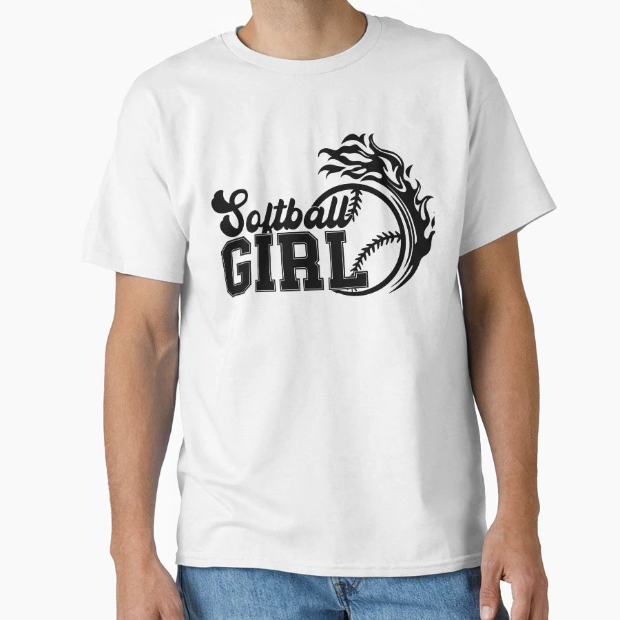 Softball T-Shirt - Graphic Print Men Women - T-Shirt, Sweatshirt, Hoodie