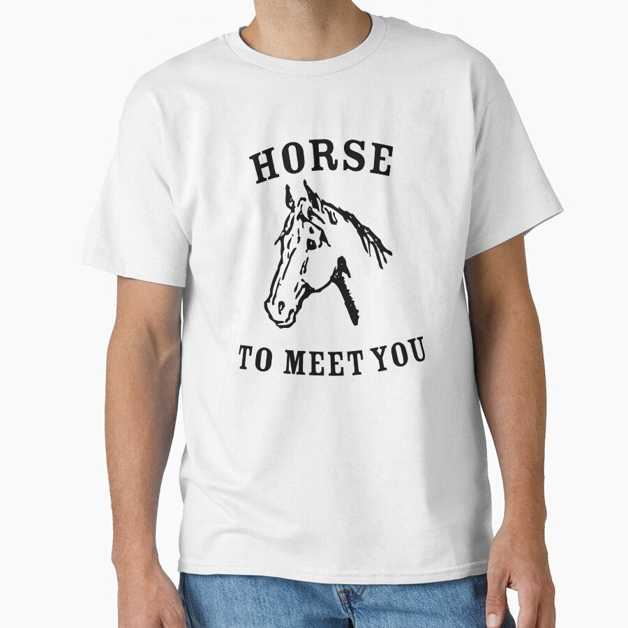 Horse To Meet You Funny Lover by ForFunDesigns - Adult & Kids T-Shirts, Sweatshirts & Hoodies apparel design preview 1