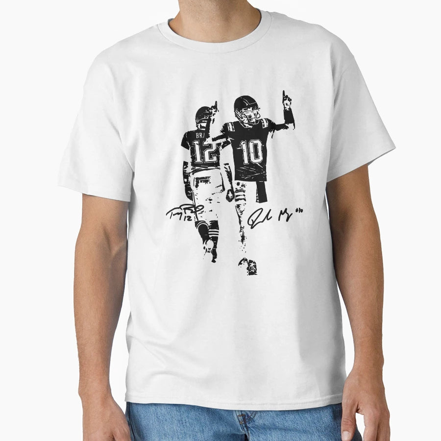 Tom And Drake Maye T-Shirt - Minimalist Print Men Women - T-Shirt, Sweatshirt, Hoodie