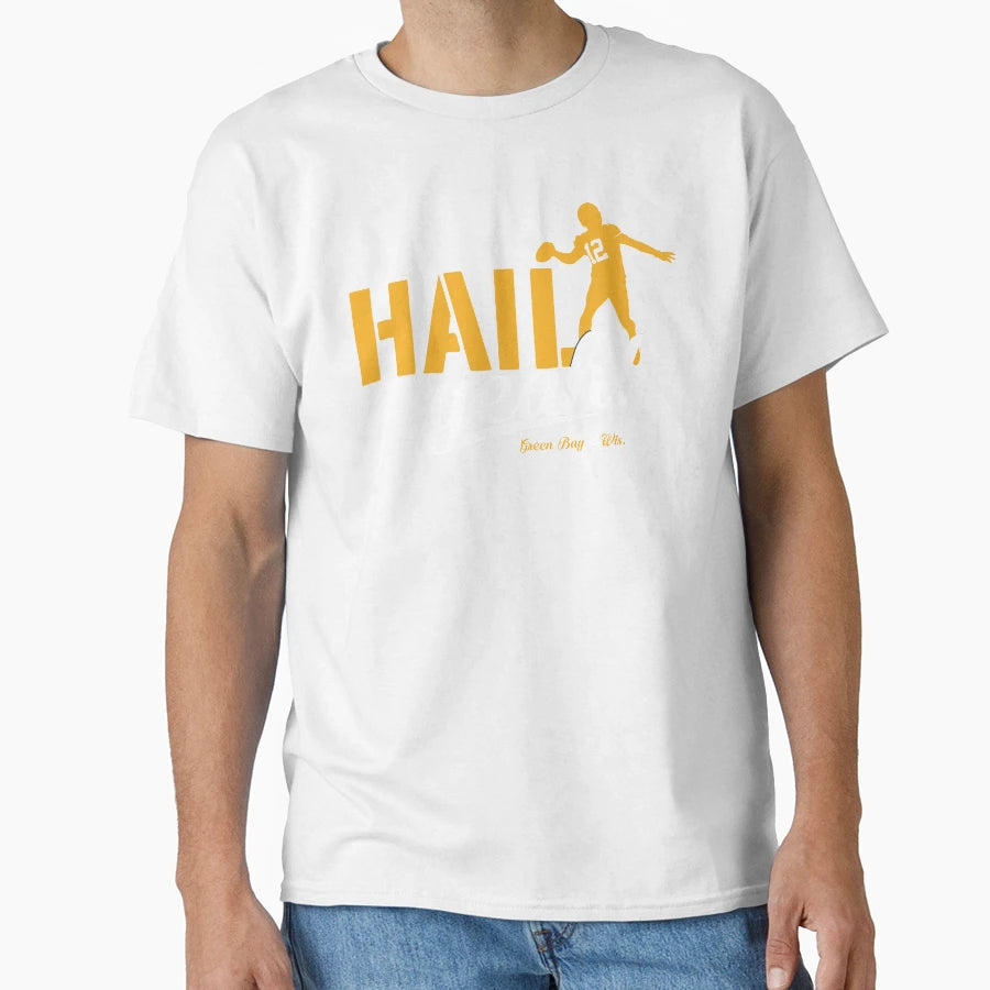 Hail Yeah Green Bay Packers AR T-Shirt - Minimalist Print for Adults - T-Shirt, Sweatshirt, Hoodie