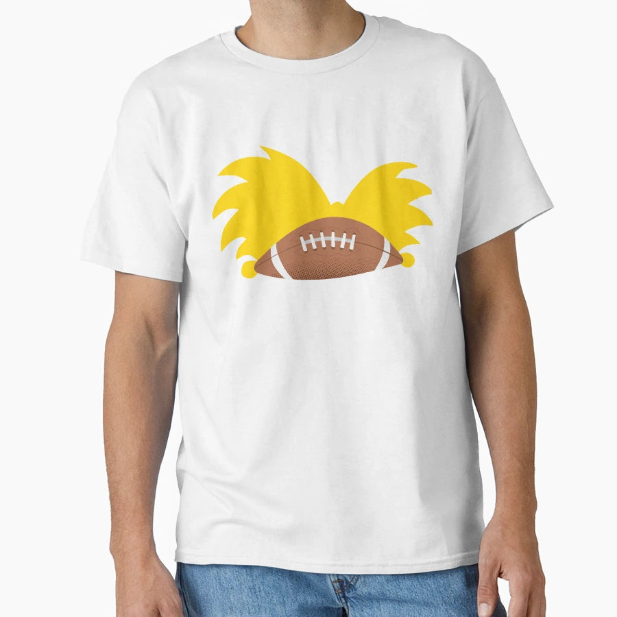 Football Head T-Shirt - Novelty Apparel for Adults - T-Shirt, Sweatshirt, Hoodie