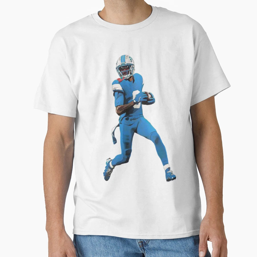 Jameson Williams Td T-Shirt - Casual Everyday Wear Men Women - T-Shirt, Sweatshirt, Hoodie
