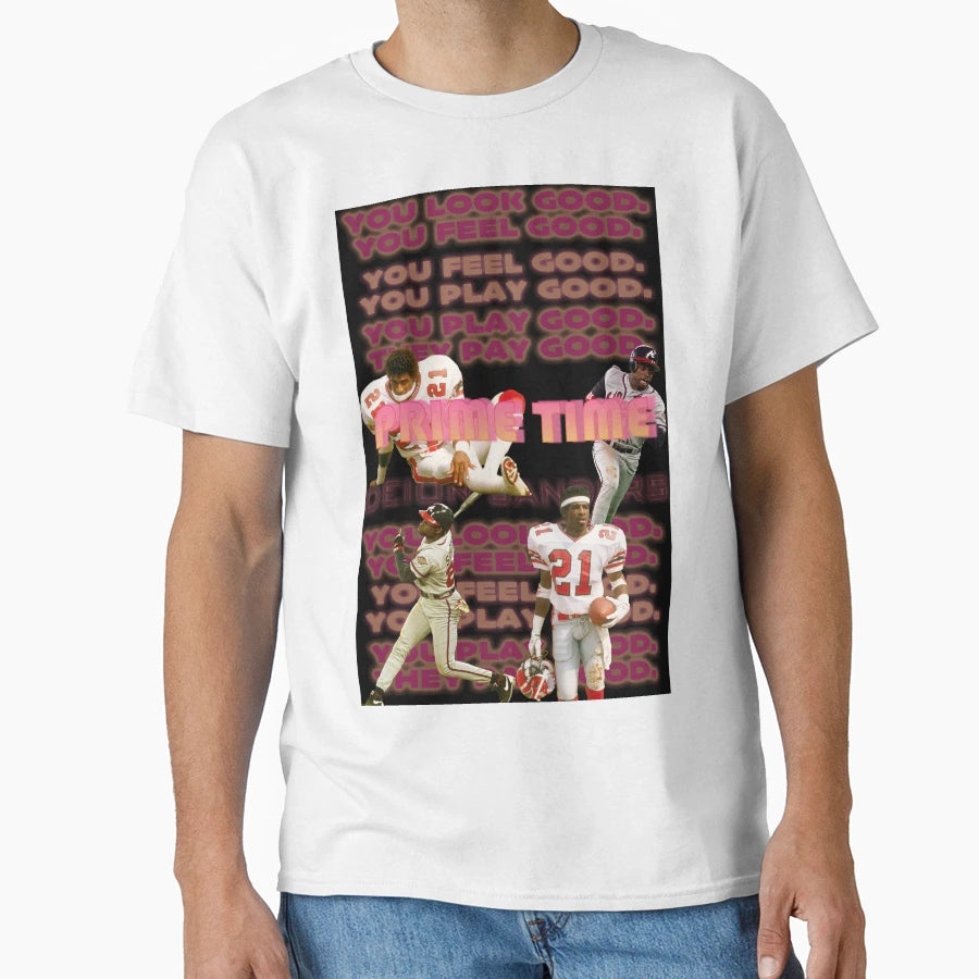 Prime Time Deion Sanders T-Shirt - Aesthetic Graphic Men Women - T-Shirt, Sweatshirt, Hoodie