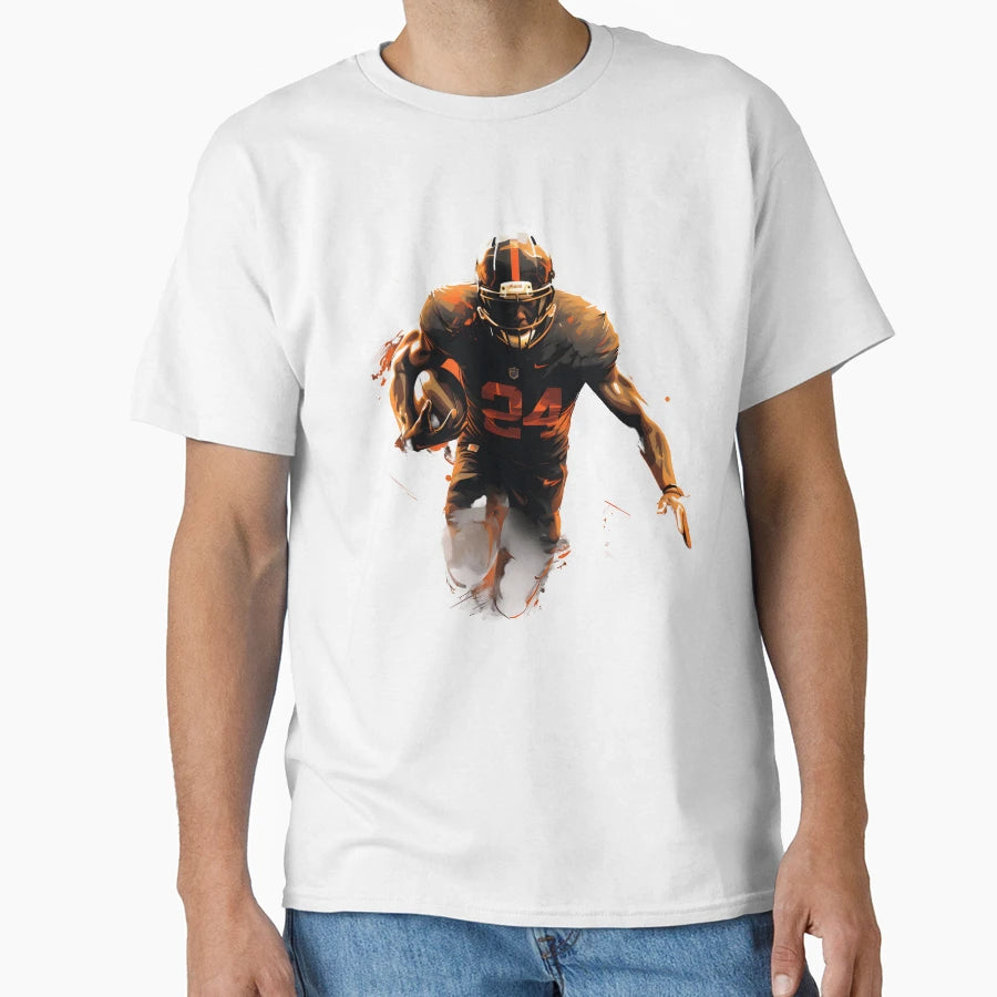 American Football Color Painting No 10 T-Shirt - Streetwear Style Men Women - T-Shirt, Sweatshirt, Hoodie