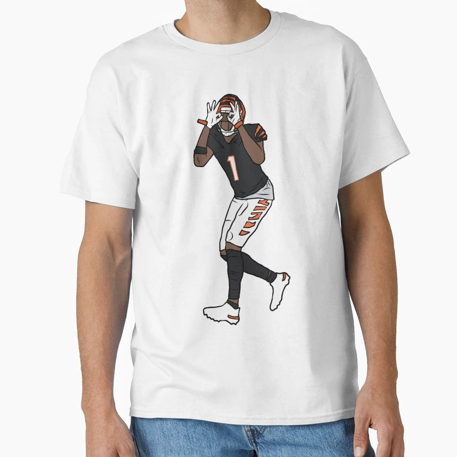 Jamarr Chase Celebration 2 T-Shirt - Fun Novelty Design for Adults - T-Shirt, Sweatshirt, Hoodie
