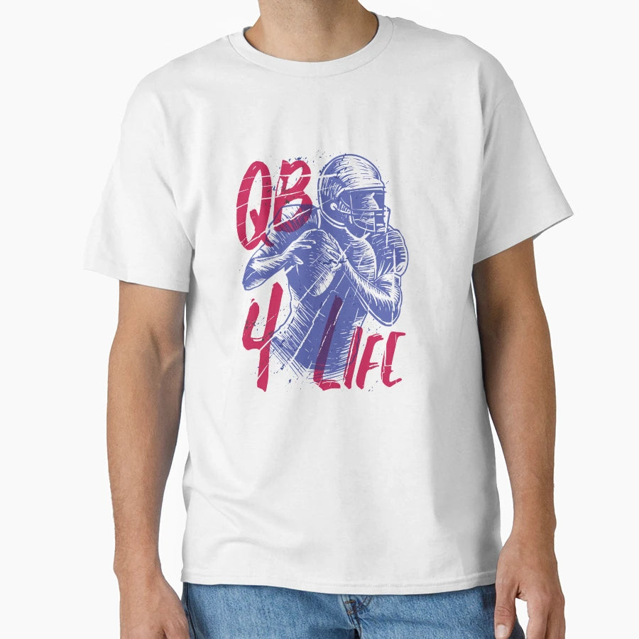Quarterback Live American T-Shirt - Casual Everyday Wear for Adults - T-Shirt, Sweatshirt, Hoodie