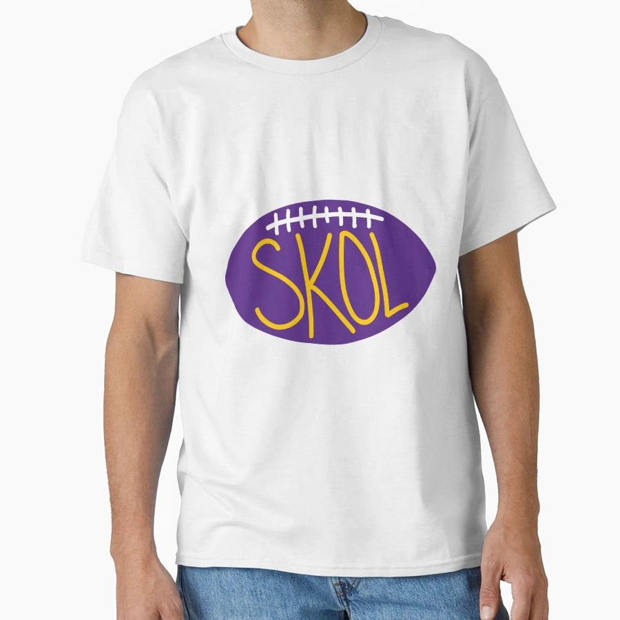 Skol Mn Minnesota Vikings Skol Mn T-Shirt - Aesthetic Graphic Men Women - T-Shirt, Sweatshirt, Hoodie