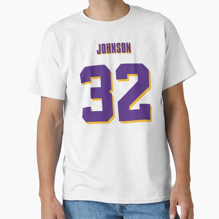 Magic Johnson Game Time Jersey No 3 T-Shirt - Aesthetic Graphic for Adults - T-Shirt, Sweatshirt, Hoodie