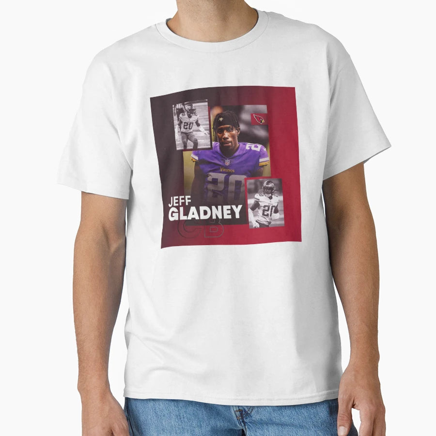 Jeff Gladney T-Shirt - Custom Art Print Men Women - T-Shirt, Sweatshirt, Hoodie