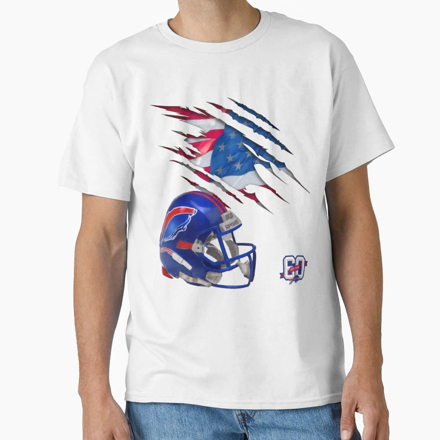 Art Buffalo Bills T-Shirt - Graphic Print Men Women - T-Shirt, Sweatshirt, Hoodie