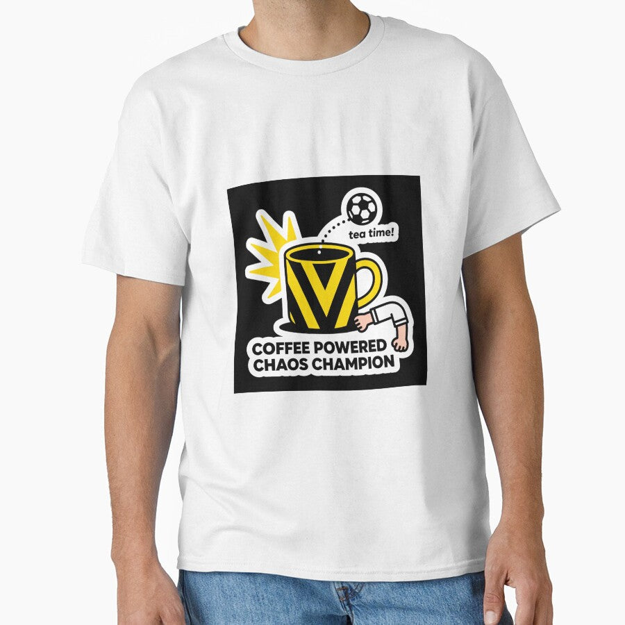 Pro Soccer Mom Coffee Powered Chaos Champion by - Adult & Kids T-Shirts, Sweatshirts & Hoodies apparel design preview 1