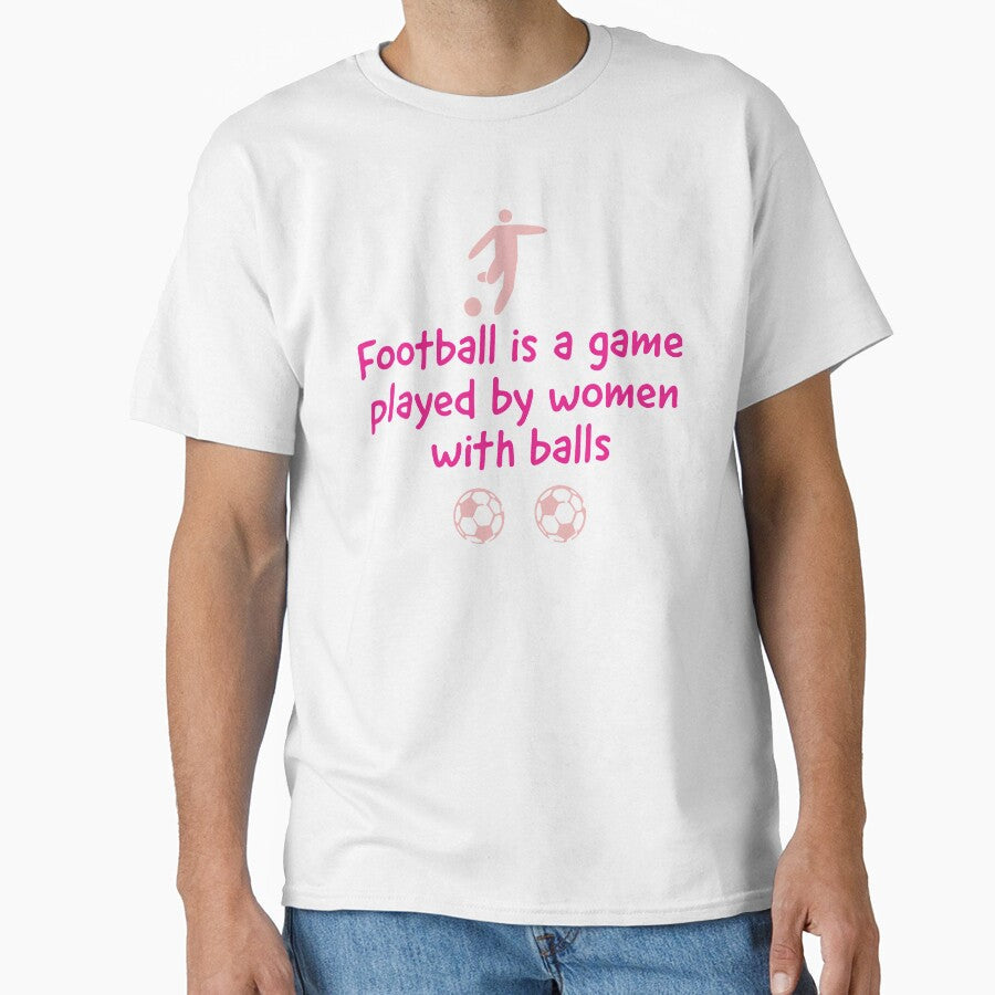 Women's Football Girls Soccer Fun Design by - Adult & Kids T-Shirts, Sweatshirts & Hoodies apparel design preview 1