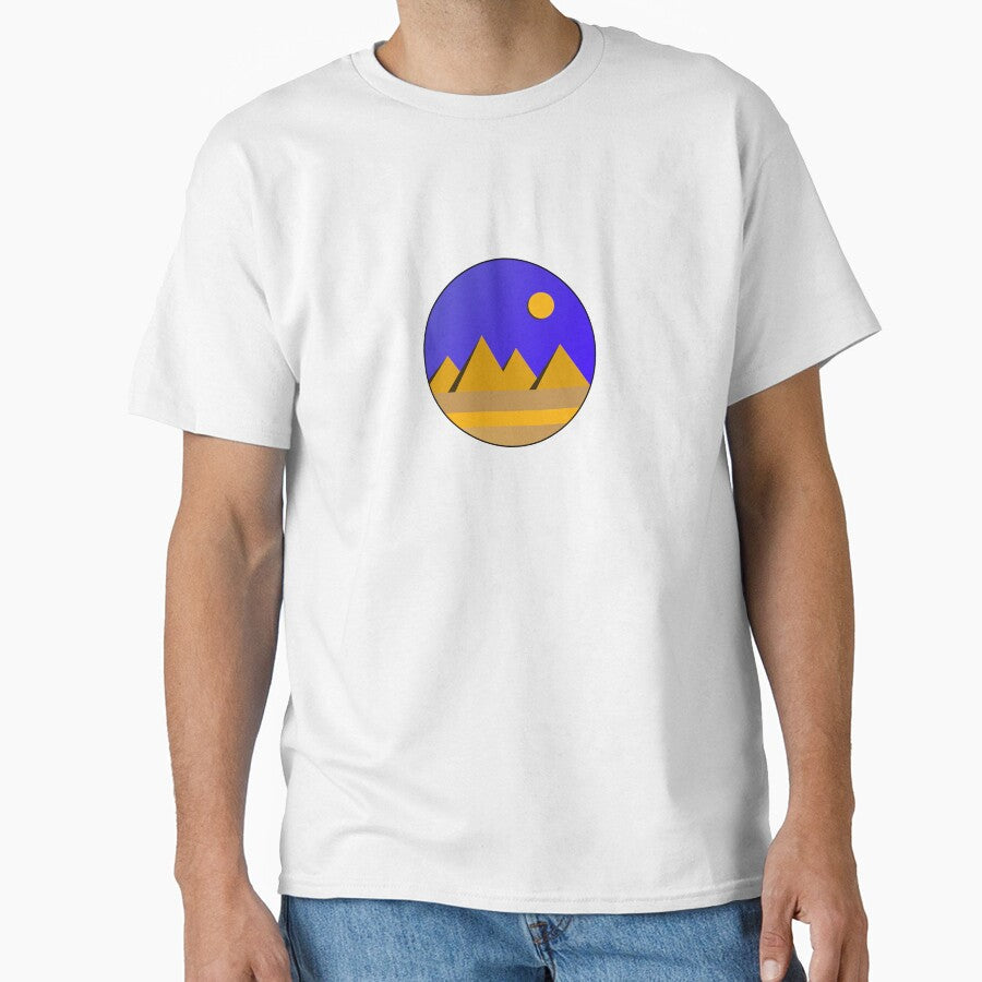 Mountain Landscape Illustration by TalBright - Adult & Kids T-Shirts, Sweatshirts & Hoodies apparel design preview 1
