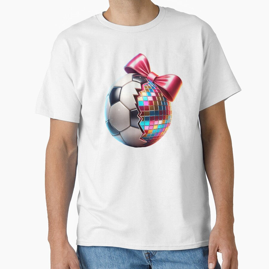 Soccer Disco Ball Design by STTdezign - Adult & Kids T-Shirts, Sweatshirts & Hoodies apparel design preview 1