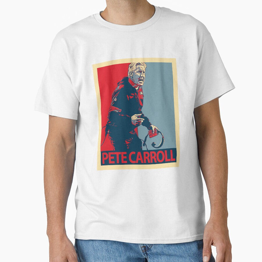 Pete Carroll by markcavenzz - Adult & Kids T-Shirts, Sweatshirts & Hoodies apparel design preview 1