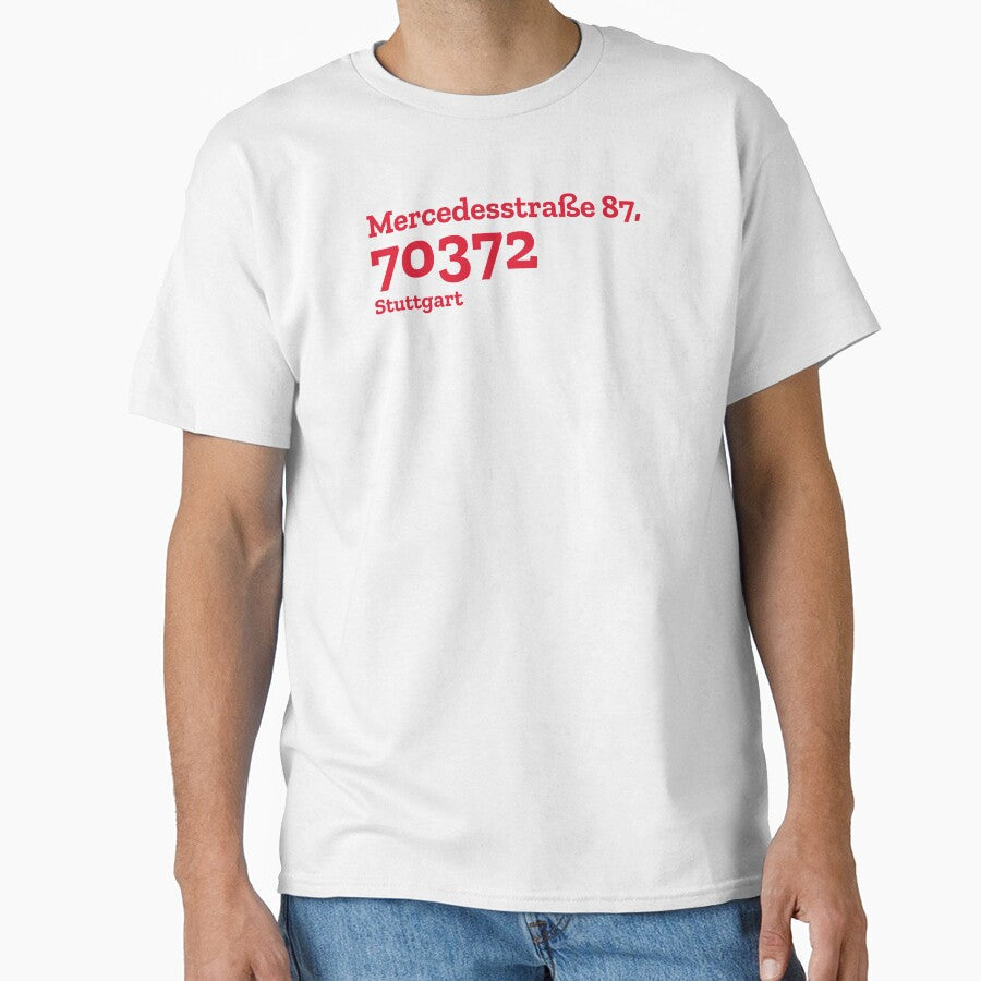Stuttgart Stadium Address by The Chuck Wagon - Adult & Kids T-Shirts, Sweatshirts & Hoodies apparel design preview 1