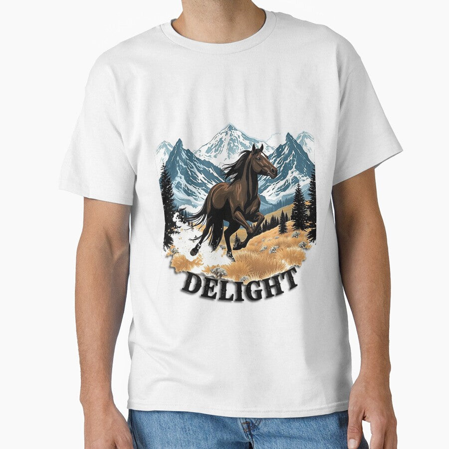 Horse Riding Apparel Mountain and by freirestone - Adult & Kids T-Shirts, Sweatshirts & Hoodies apparel design preview 1