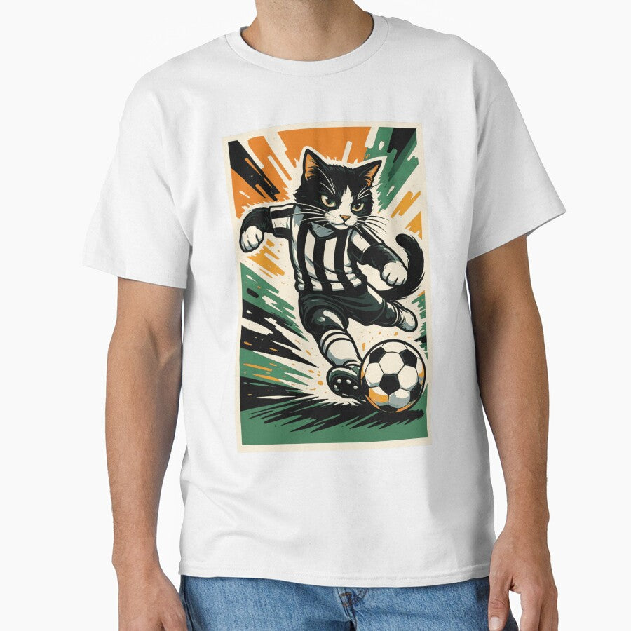 The Tuxedo Terror Football (Soccer) Player by - Adult & Kids T-Shirts, Sweatshirts & Hoodies apparel design preview 1