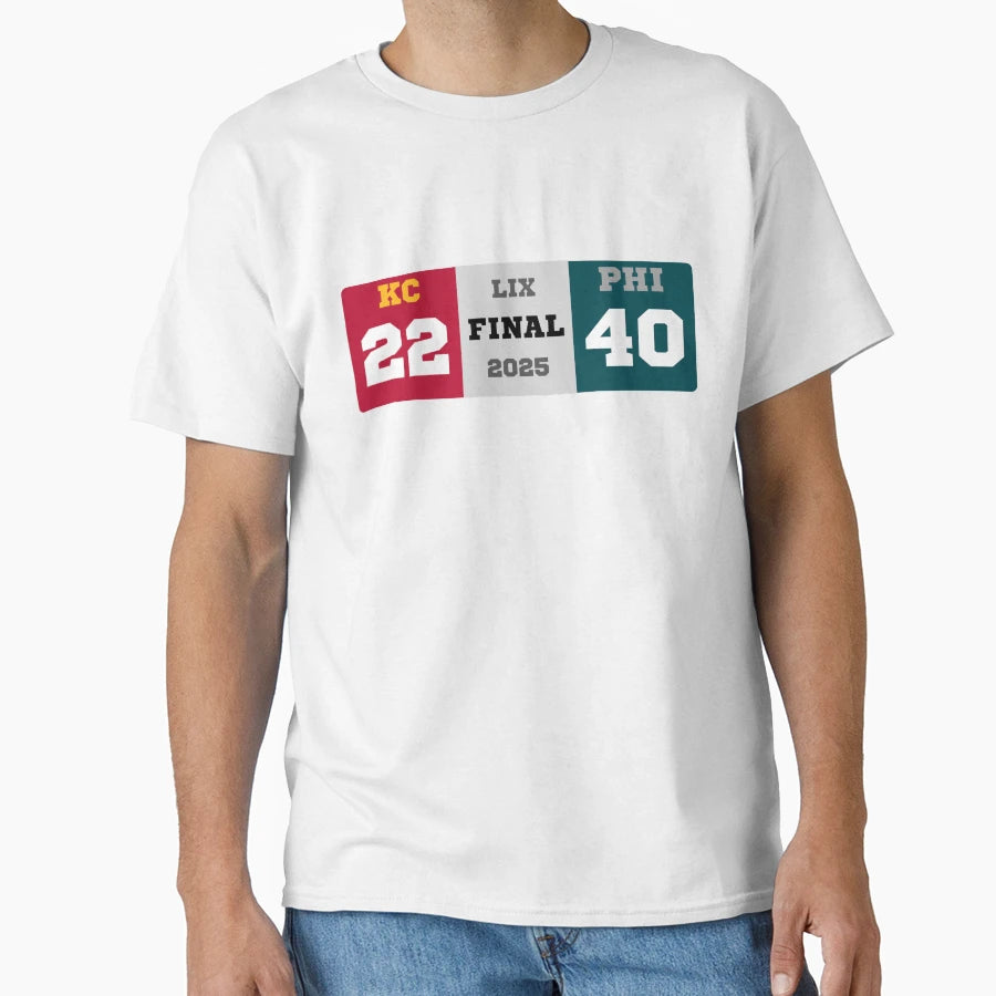 Super Bowl Score T-Shirt - Streetwear Style Unisex - T-Shirt, Sweatshirt, Hoodie