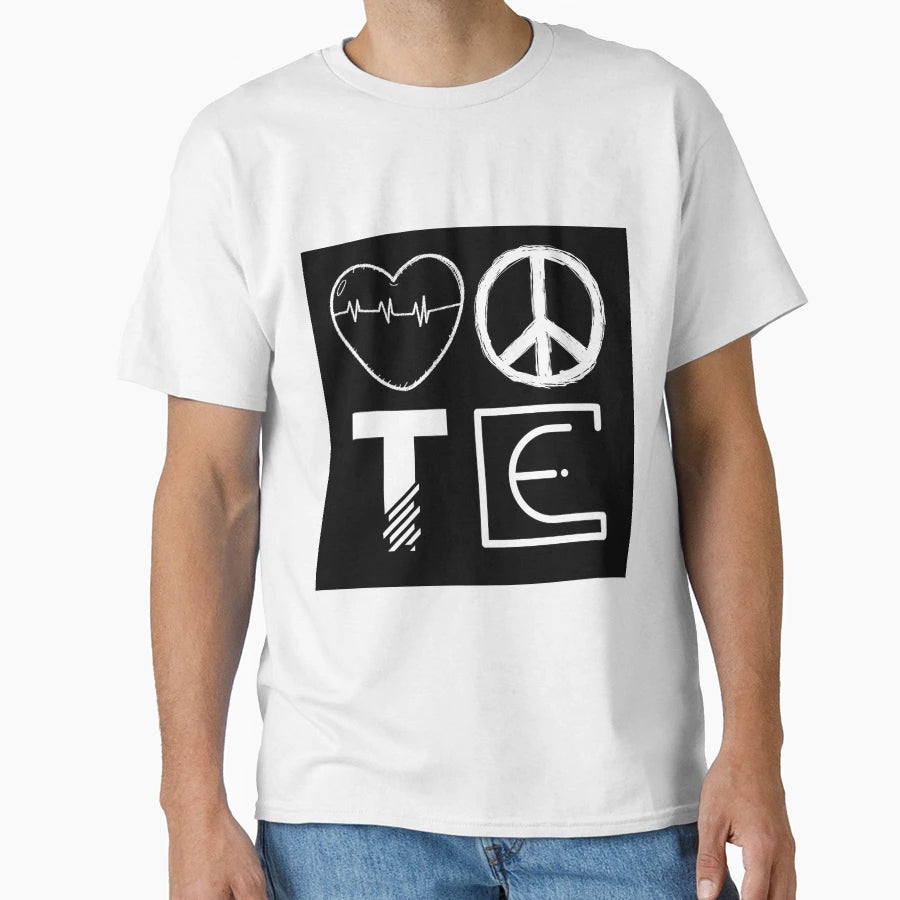 Peace Love Vote T-Shirt - Custom Art Print Men Women - T-Shirt, Sweatshirt, Hoodie