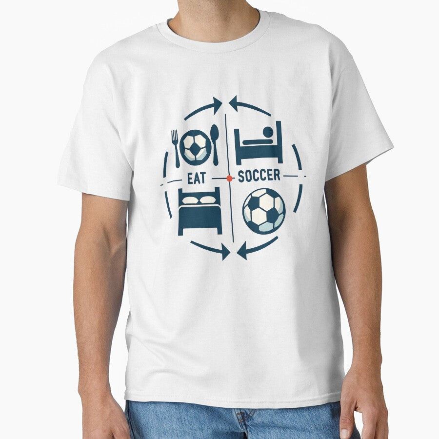 Soccer Life Cycle by ncfashion19 - Adult & Kids T-Shirts, Sweatshirts & Hoodies apparel design preview 1