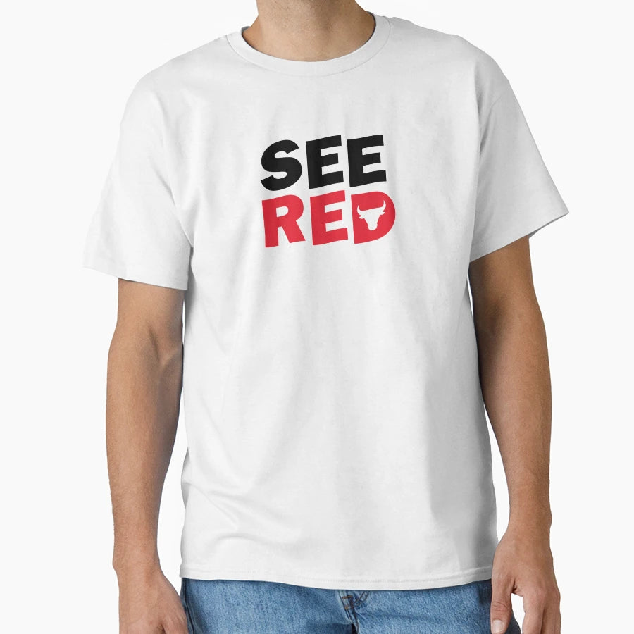 See Red T-Shirt - Trendy Graphic for Adults - T-Shirt, Sweatshirt, Hoodie