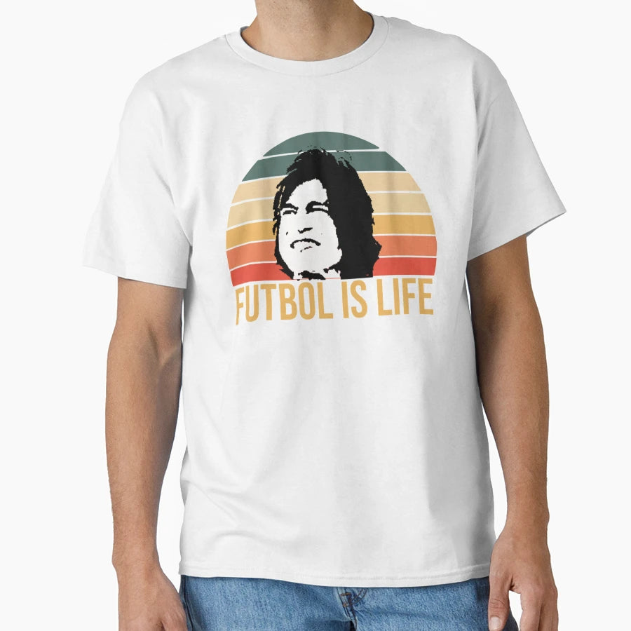Futbol Is Life T-Shirt - Aesthetic Graphic Men Women - T-Shirt, Sweatshirt, Hoodie