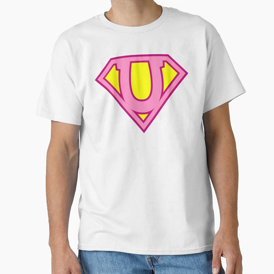 Letter U Super Letter Vol 2 T-Shirt - Casual Everyday Wear Men Women - T-Shirt, Sweatshirt, Hoodie