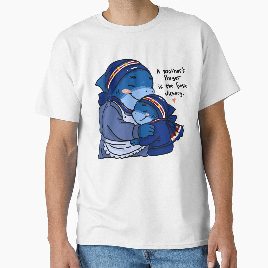 A Mother's Prayer Is the First Victory Cute Cape - Adult & Kids T-Shirts, Sweatshirts & Hoodies apparel design preview 1