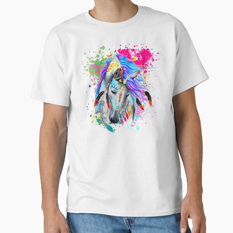 Horse colorful by TopDesignArt - Adult & Kids T-Shirts, Sweatshirts & Hoodies apparel design preview 1