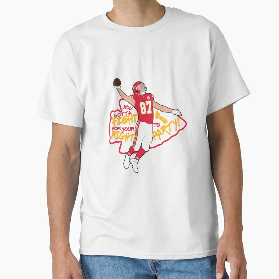 Kelce 87 T-Shirt - Minimalist Print for Adults - T-Shirt, Sweatshirt, Hoodie