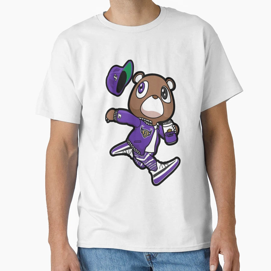 Kanye West Dropout Bear Baltimore T-Shirt - Novelty Apparel Men Women - T-Shirt, Sweatshirt, Hoodie