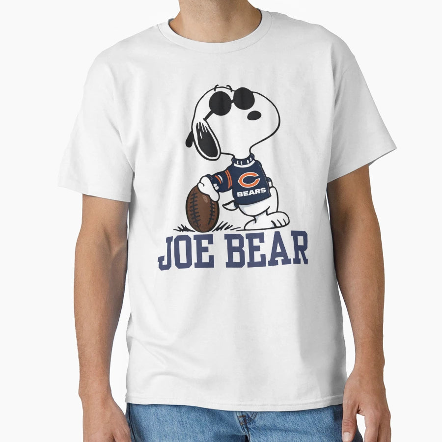 Snoopy Chicago Bears T-Shirt - Minimalist Print Men Women - T-Shirt, Sweatshirt, Hoodie