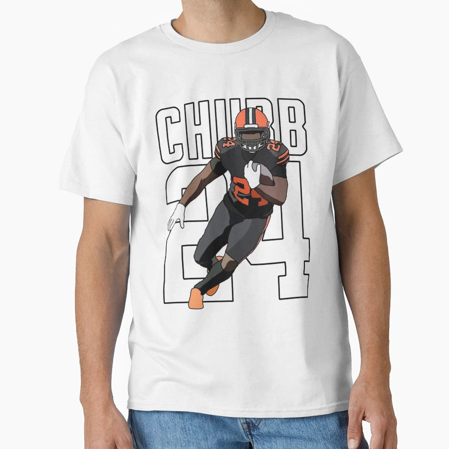 Nick Chubb Gift Loves Cat T-Shirt - Unique Graphic Unisex - T-Shirt, Sweatshirt, Hoodie