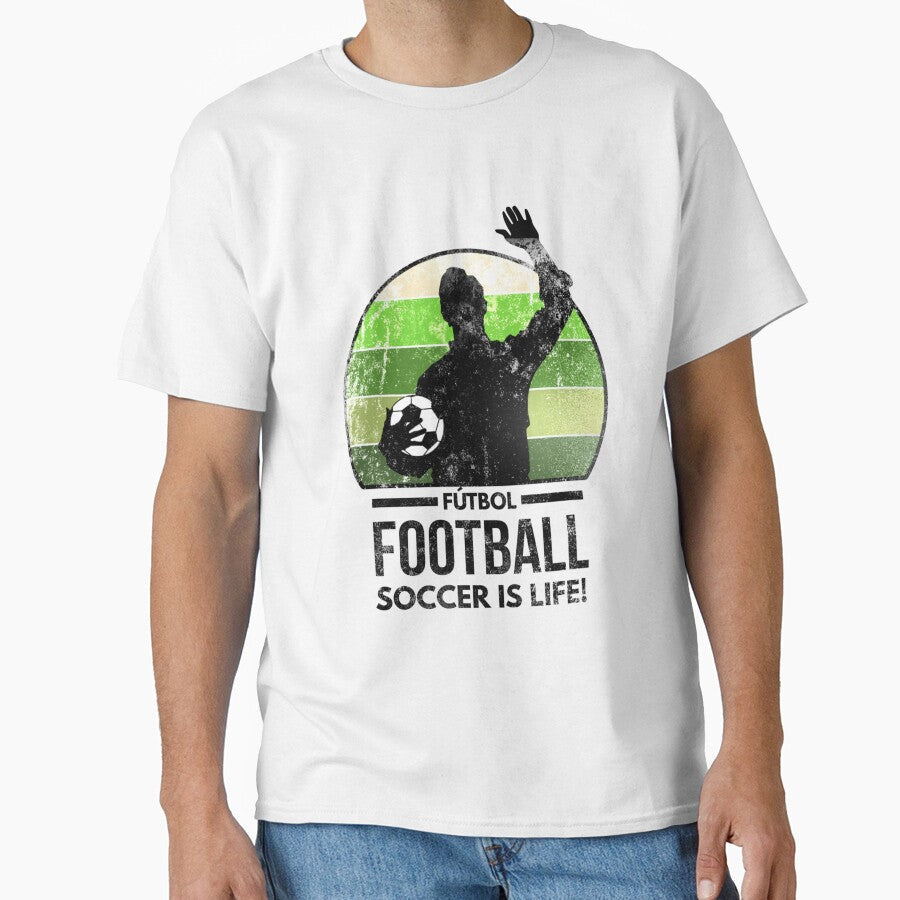 Futbol Football Soccer Is Life by AlexLam2 - Adult & Kids T-Shirts, Sweatshirts & Hoodies apparel design preview 1