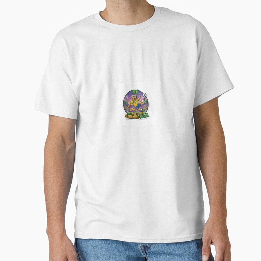 Soccer Caramel Dog Action Meme Sticker by - Adult & Kids T-Shirts, Sweatshirts & Hoodies apparel design preview 1