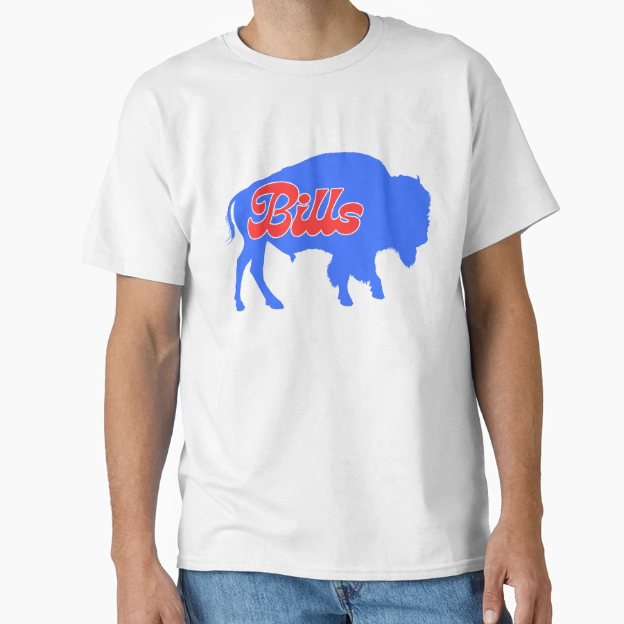 Bills Buffalo T-Shirt - Custom Art Print for Adults - T-Shirt, Sweatshirt, Hoodie