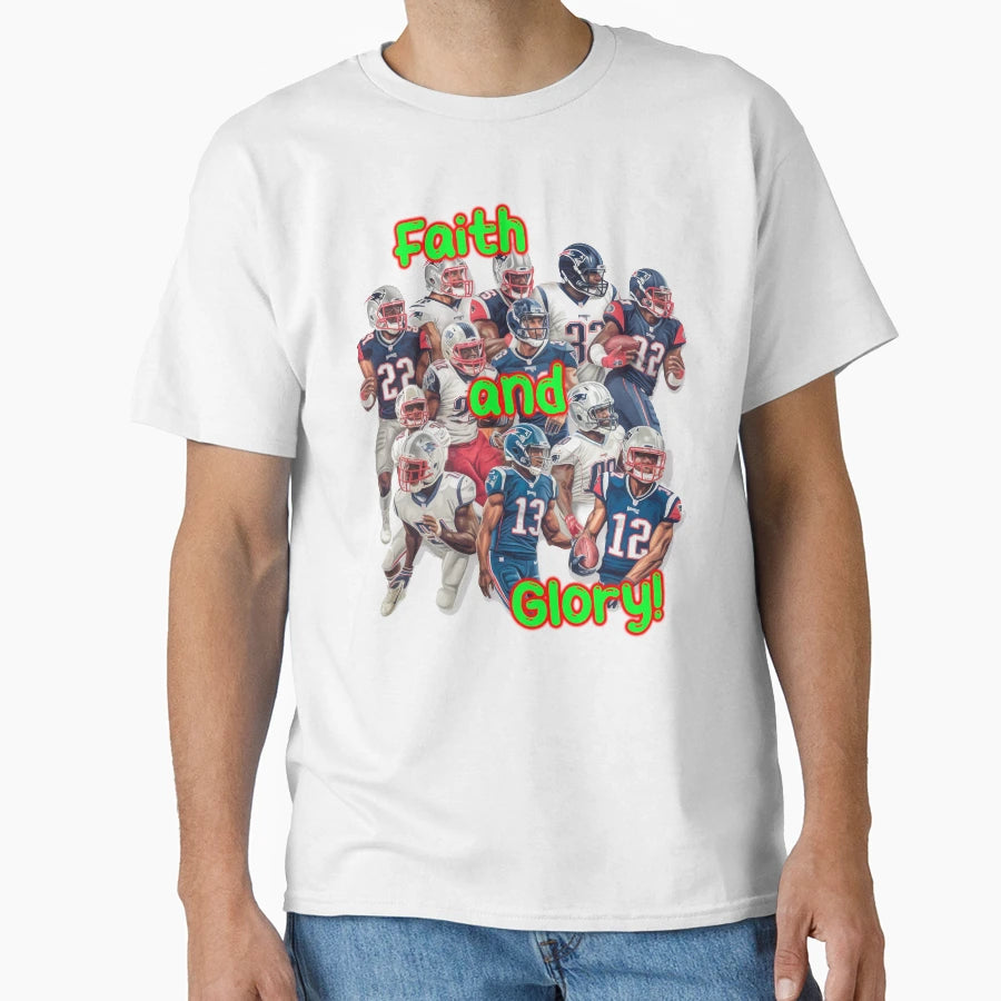Faith And Glory T-Shirt - Custom Art Print Unisex - T-Shirt, Sweatshirt, Hoodie