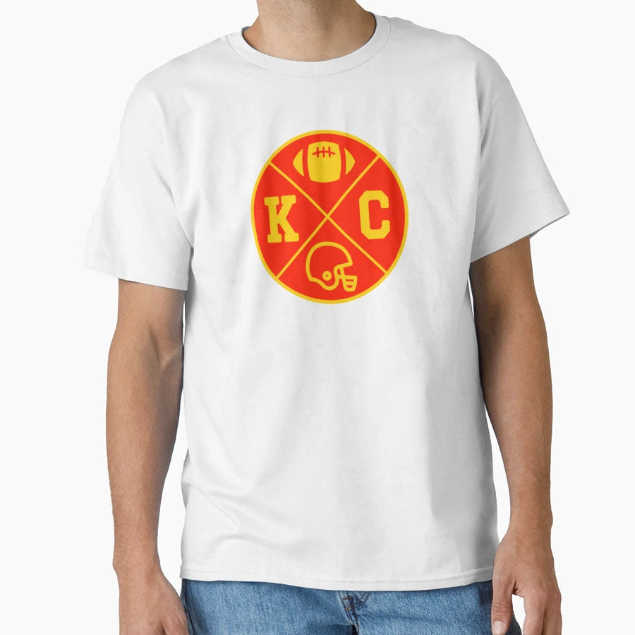 Chiefs Helmet Kc Kansas City T-Shirt - Casual Everyday Wear Men Women - T-Shirt, Sweatshirt, Hoodie