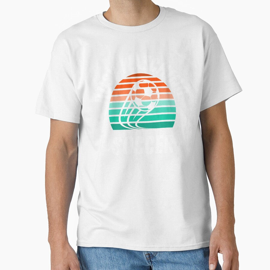 Busy Watching Soccer Flying Ball Silhouette Novelty - Adult & Kids T-Shirts, Sweatshirts & Hoodies apparel design preview 1