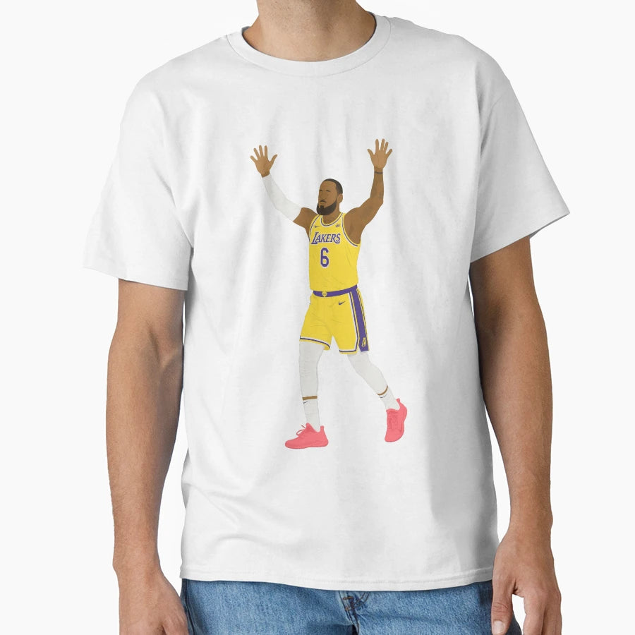Lebron James Court Commander T-Shirt - Fun Novelty Design Men Women - T-Shirt, Sweatshirt, Hoodie