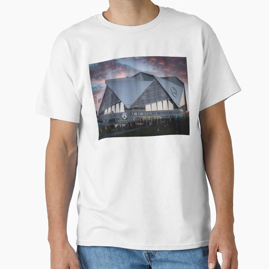 Atlanta Football Stadium T-Shirt - Aesthetic Graphic for Adults - T-Shirt, Sweatshirt, Hoodie