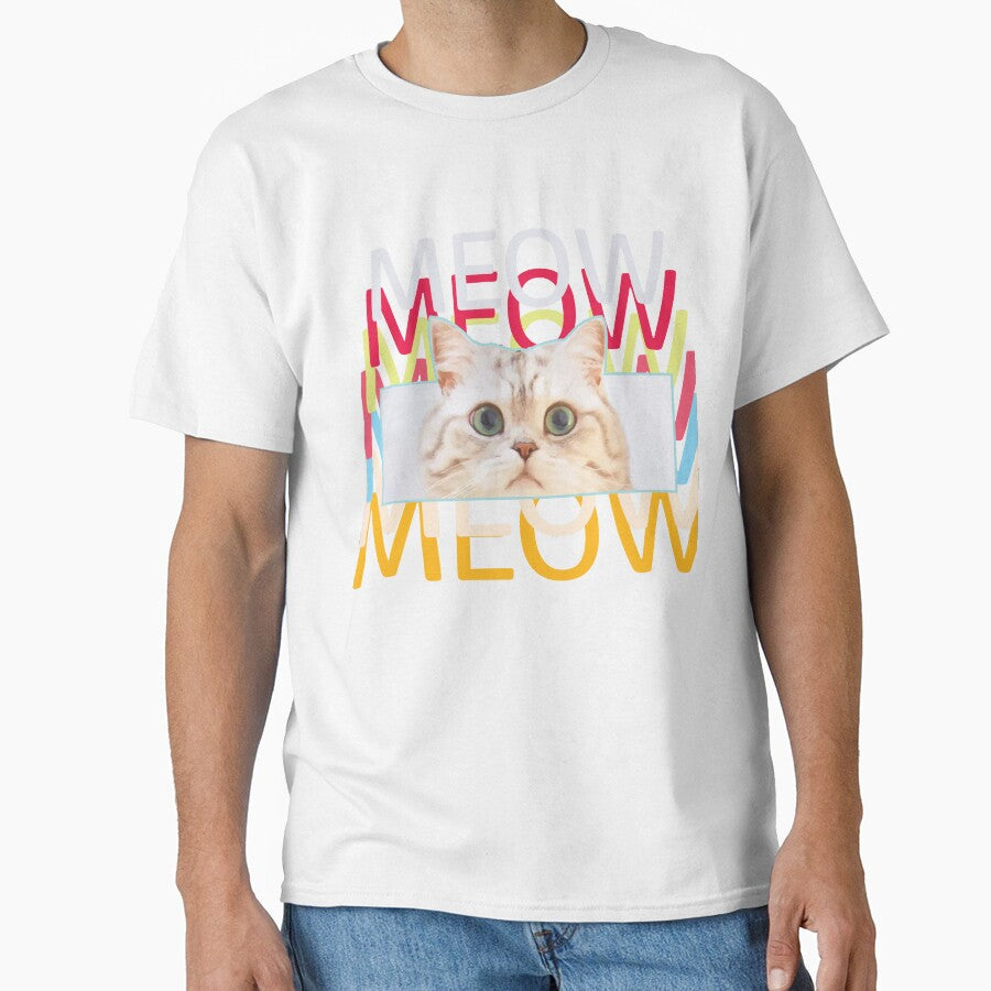 CUTE CAT MEOW by empty25 - Adult & Kids T-Shirts, Sweatshirts & Hoodies apparel design preview 1