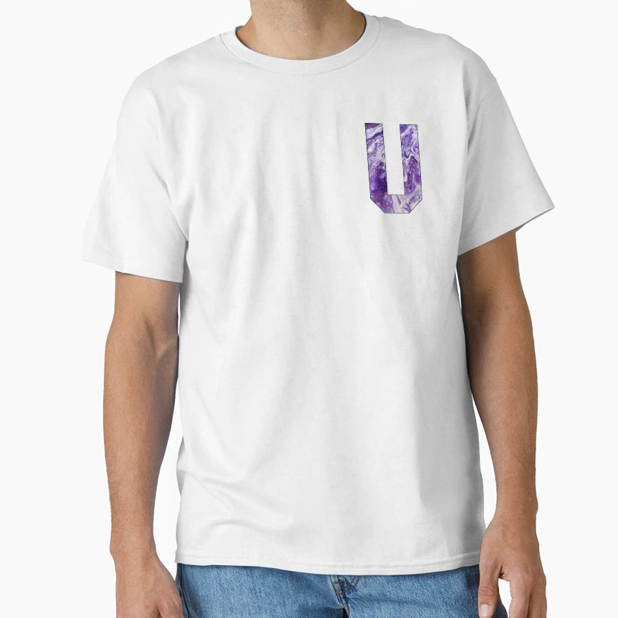 Letter U T-Shirt - Casual Everyday Wear for Adults - T-Shirt, Sweatshirt, Hoodie
