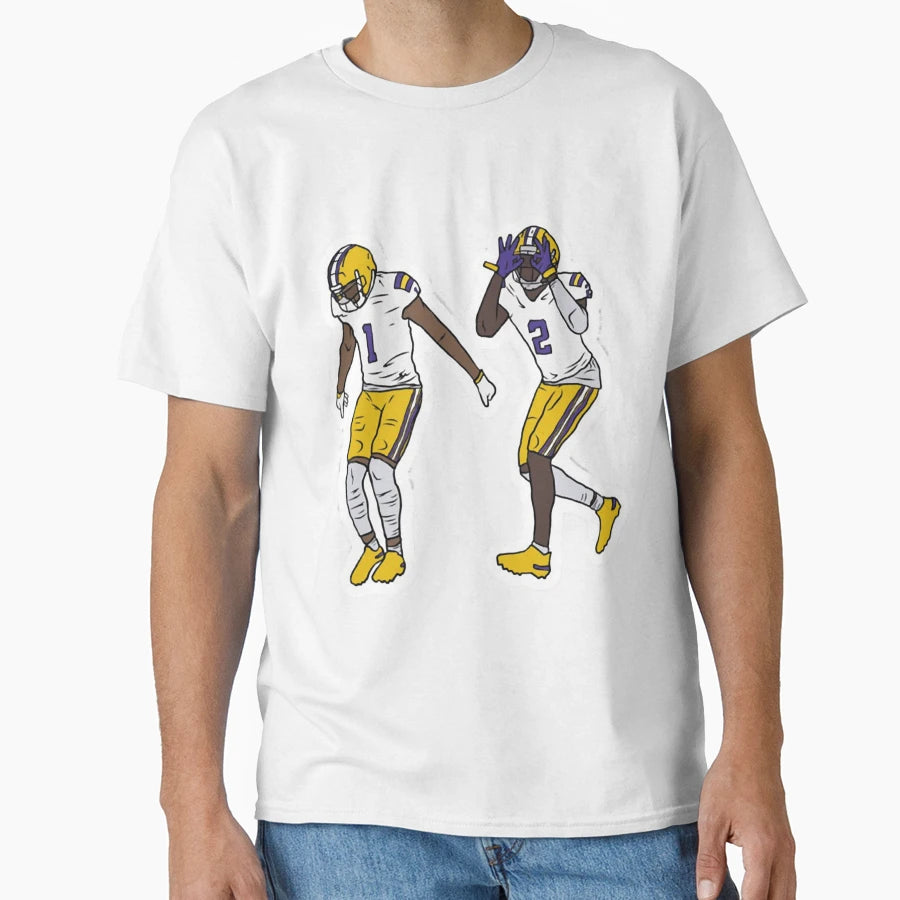 Griddy Duo T-Shirt - Minimalist Print Men Women - T-Shirt, Sweatshirt, Hoodie