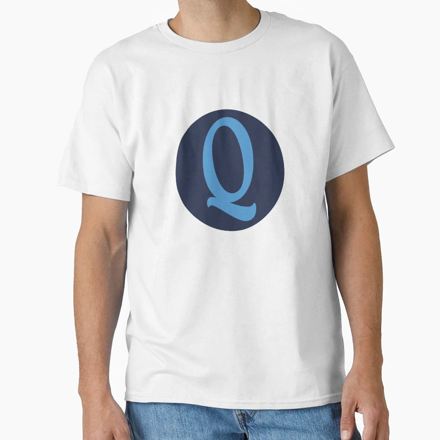 Letter Q Monogram T-Shirt - Minimalist Print Men Women - T-Shirt, Sweatshirt, Hoodie
