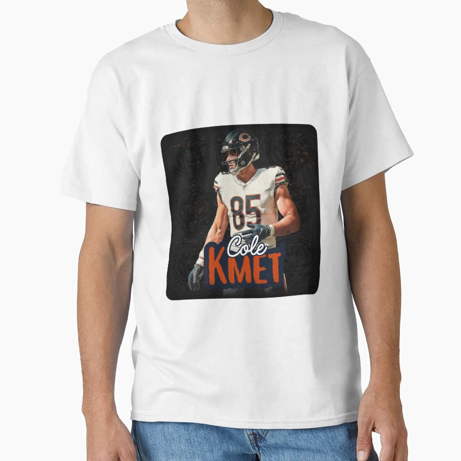 Cole Kmet T-Shirt - Minimalist Print for Adults - T-Shirt, Sweatshirt, Hoodie