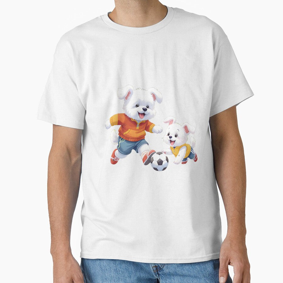Maltese Dog Father's Day Art by Kedspicedesign - Adult & Kids T-Shirts, Sweatshirts & Hoodies apparel design preview 1