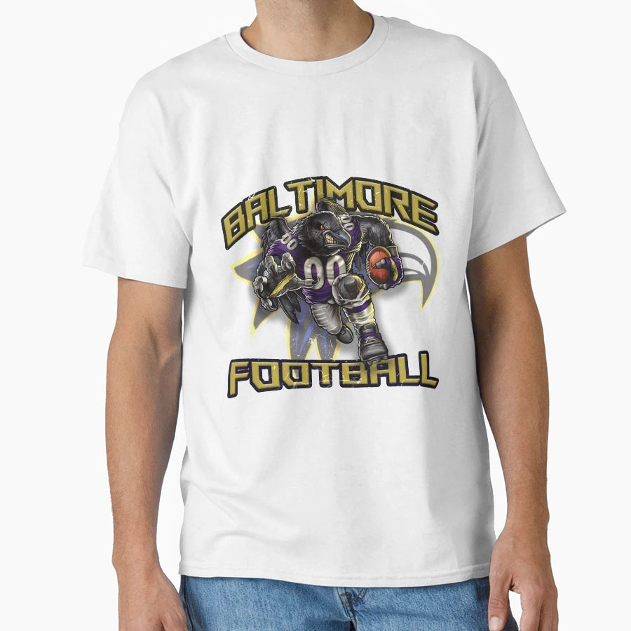 Baltimore Football T-Shirt - Graphic Print for Adults - T-Shirt, Sweatshirt, Hoodie